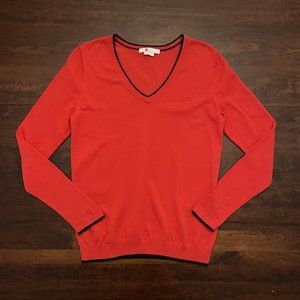 Boden Red V-Neck Sweater